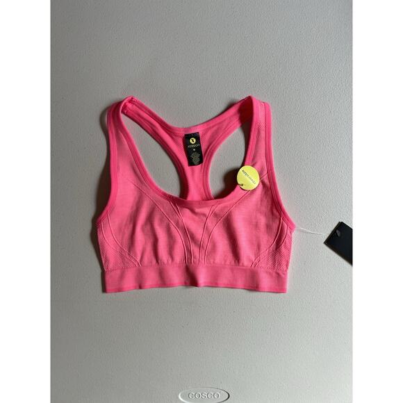 Xersion Reversible Sports Bra Neon Pink Medium - Picture 2 of 6